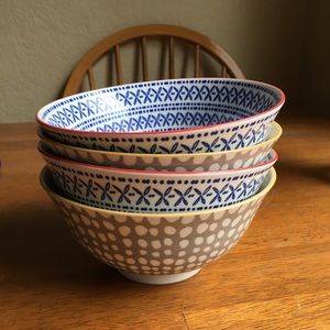 Patterned Porcelain Bowls